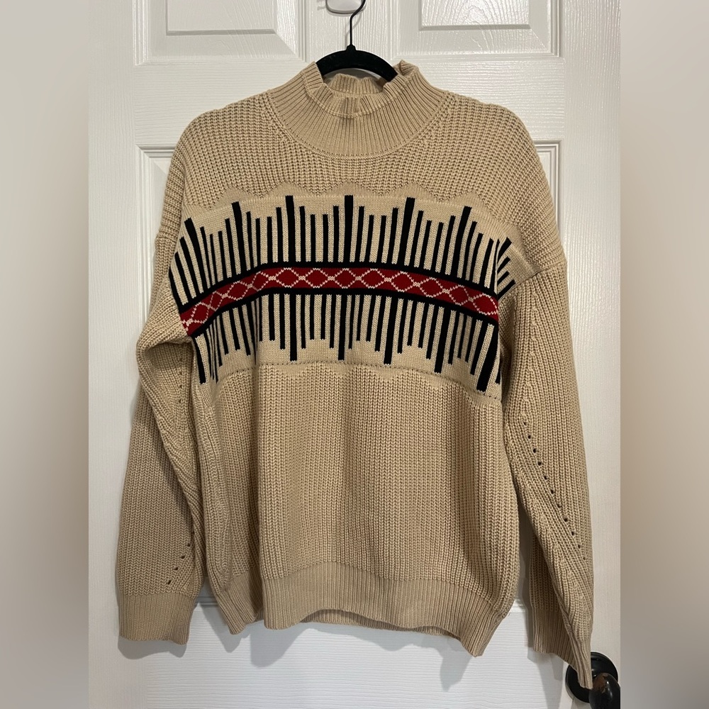 Graphic Drop Shoulder Sweater - Picture 10 of 11